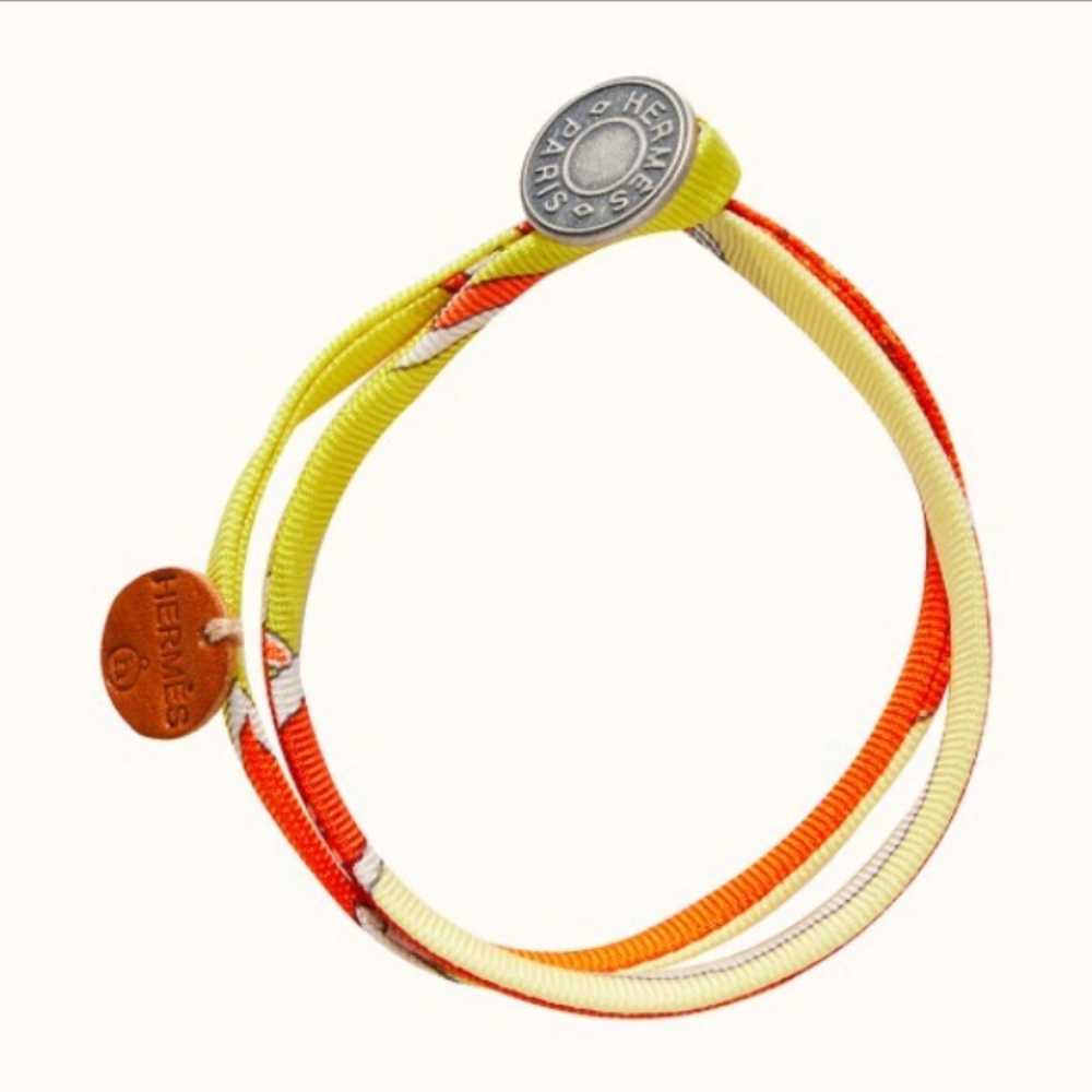 HP 🎉 Brand New Hermès Petit H Silk Bracelet / Chocker